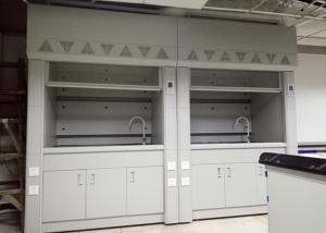 China Steel Lab Fume Hood with Expoxy Resin Worktop Resistance to Corrosion , Acid and Alkali wholesale