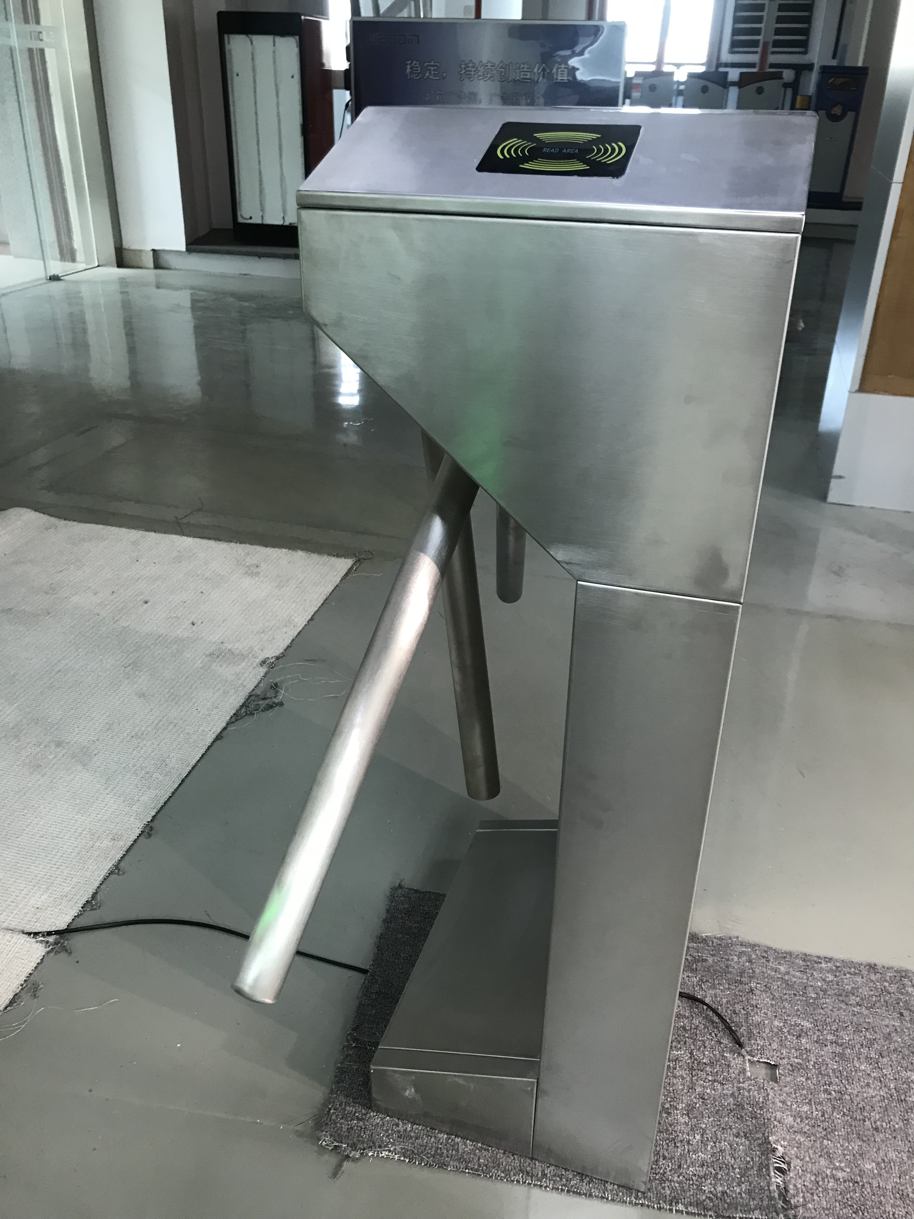 Security Control Tripod Turnstile Gate , Turnstile Entry Systems 1 Year Warranty