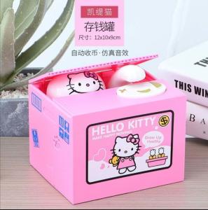 China OEM Kitty Money Piggy Bank 12x13x18cm CE ROHS certification wholesale