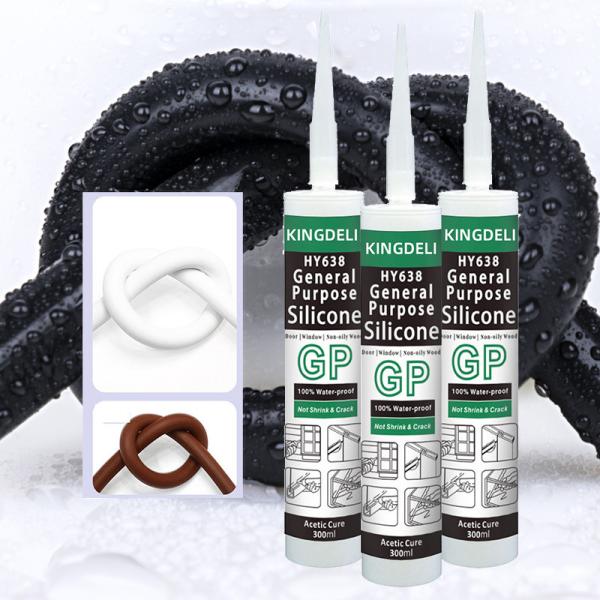 Customized Weatherproof Silicone Sealant , Silicone Caulk Tube For Marble