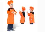 Colorful Durable Kitchen Cooking Aprons , Custom Logo Printed Cotton Kitchen