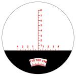 7x Magnification Marine Telescope with Compass and Rangefinder