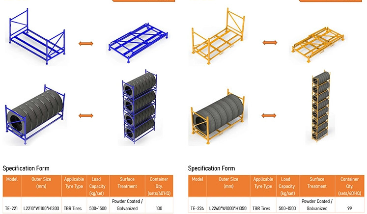 Detachable Durable Warehouse Storage Steel Pallet Stacking Rack For Sale