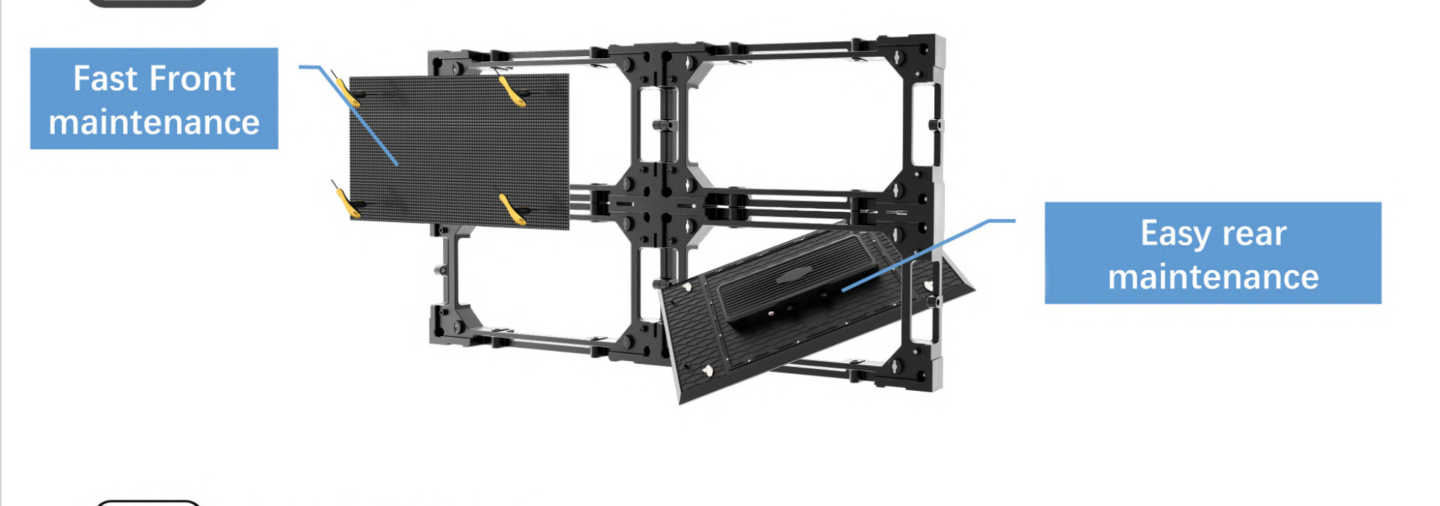 Outdoor Waterproof LED Billboard with Large HD Digital Display and P6.3mm Pixel Pitch