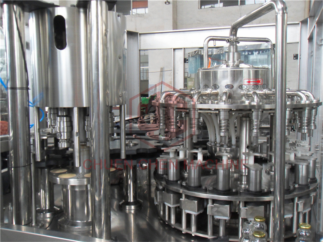 Glass Bottled Washing Filling Capping Coconut Drink Coffee Bottling Machine Line