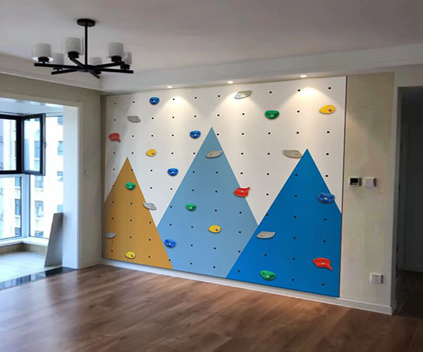 Backdrops Playroom Rock Climbing Wall Fiberlass Material Corrosionproof