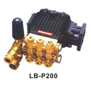 China FLOWMONSTER washer pump P200 brass high pressure triplex plunger pump 200Bar 18LPM wholesale