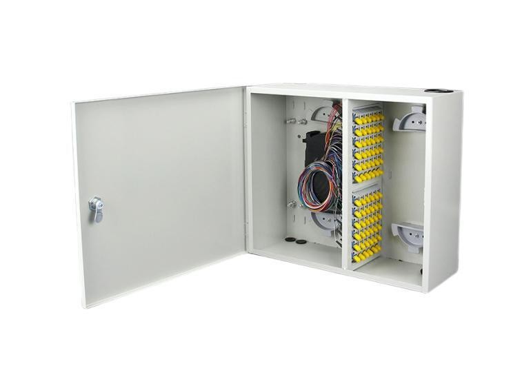ODF Wall Mount Fiber Enclosure Distribution Box FC 72F 72 Port Single Door