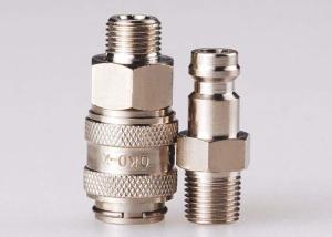 China Straight Through Pneumatic Quick Disconnect Couplings , High Flow Quick Disconnect Air wholesale