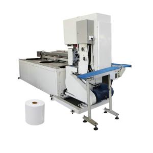 China Industrial Toilet Paper Roll Cutting Machine Band Saw 15KW 15-30cuts/Min Full Automatic wholesale