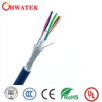 Tinned Copper Stranded 30V 80℃ Cable 6C X 28 AWG PVC BRIGHT YL 0.62MM