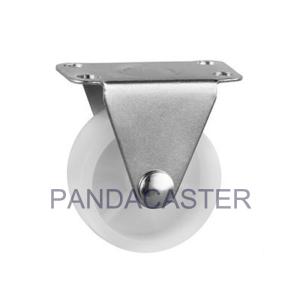China Durable Polypropylene Light Duty Casters White Furniture Castor Wheels wholesale