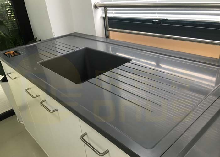 Ergonomic Design Laboratory Countertops Adding Graphene Molded Marine Edge
