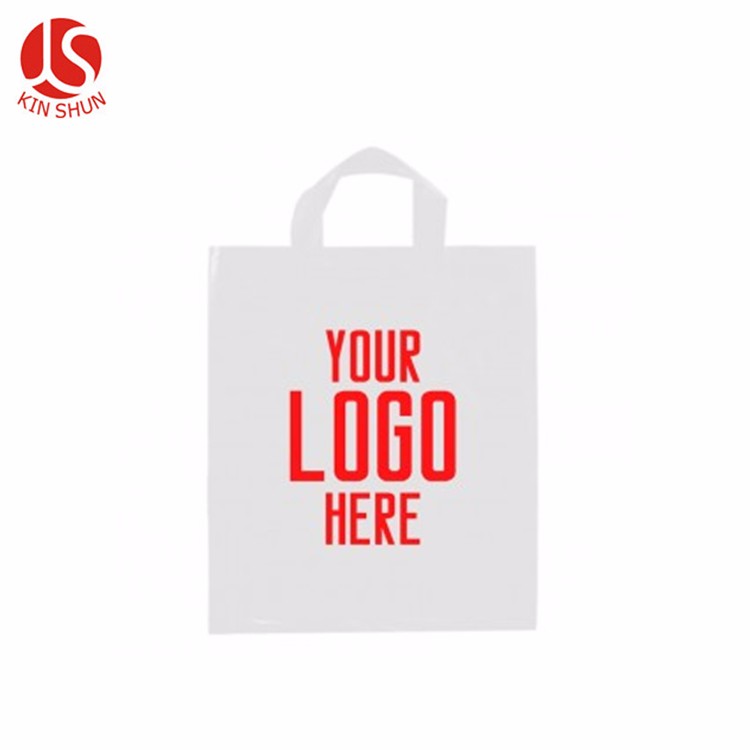 Die Cut Handle LDPE Plastic Packaging Bag For Clothes / Shoes Store