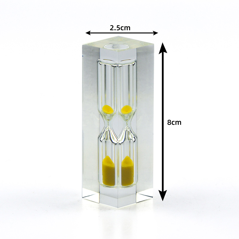 Custom Acrylic Sand Timer 1/3/5 Minute Tea Hourglass Timer