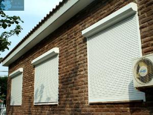 China 0.3mm Slat 30 Pa Watertightness Automatic Window Shutters wholesale