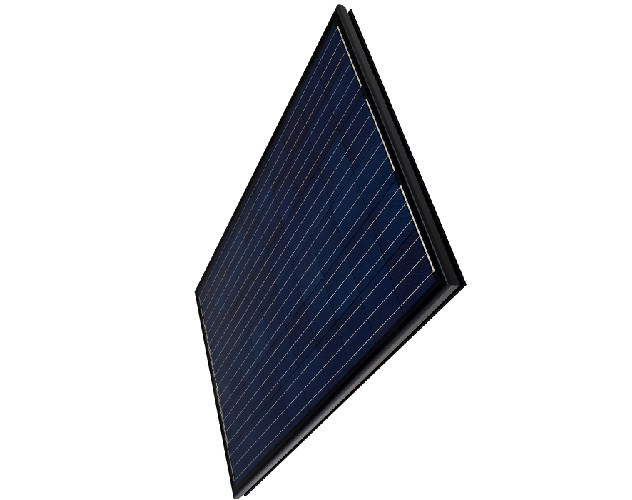 260w Polycrystalline Black Solar PV Panels Pond Grid - Connected Power Generation System