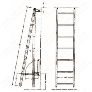 China Steps Inclined Ladder wholesale