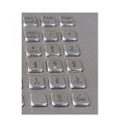 100 Key Stainless Steel Keyboard With Optical Mechanical Trackball Waterproof