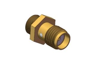 China High Reliable Bulkhead Mount Female SMA to MCX Adapter wholesale