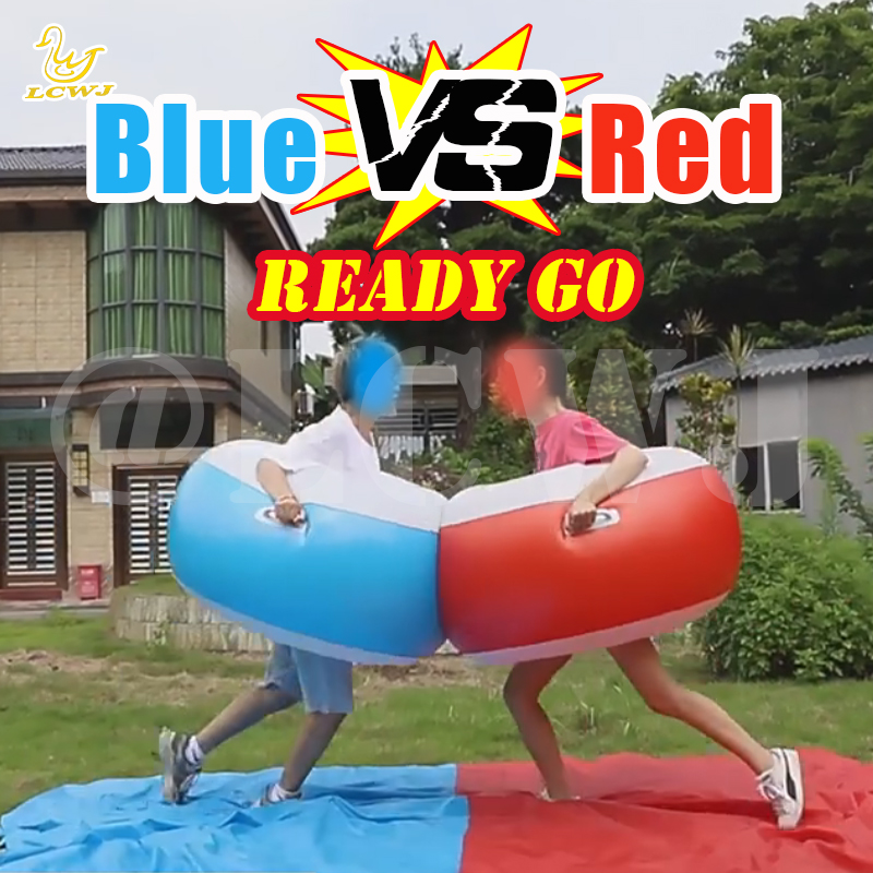 Outdoor Playset 120" Inflatable Body Sumo Bumper Balls For Adults With Kids Splash Pad