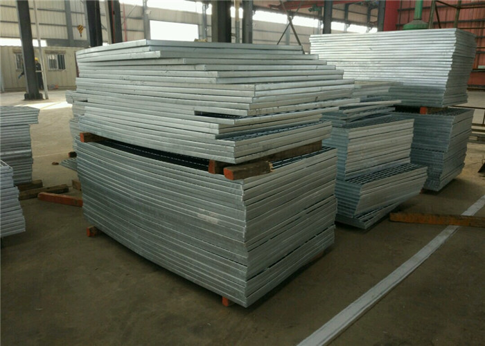 Galvanised Round Bar Compound Steel Grating Preventing Dirt Deposition
