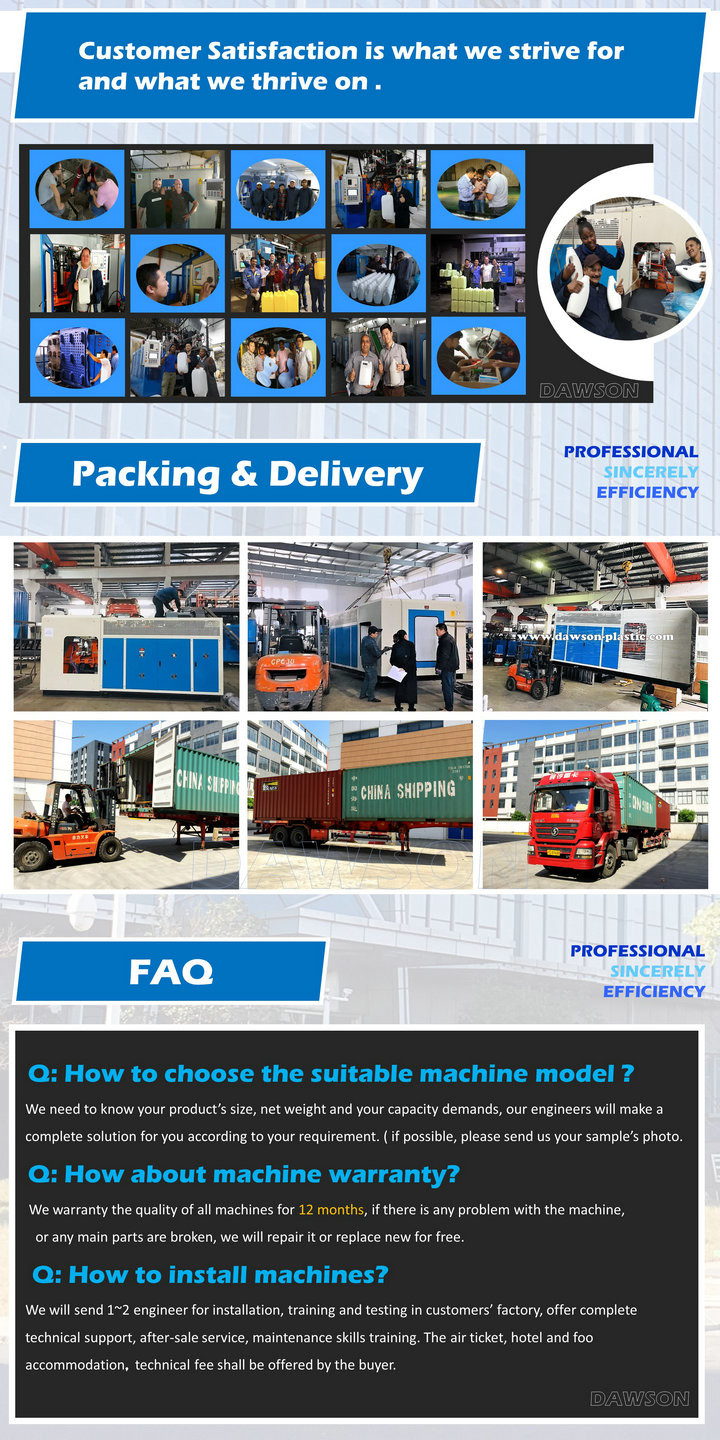 25L HDPE Bottle Automatic Blow Molding Machine Jerry Can Drums Blowing Molding Machinery
