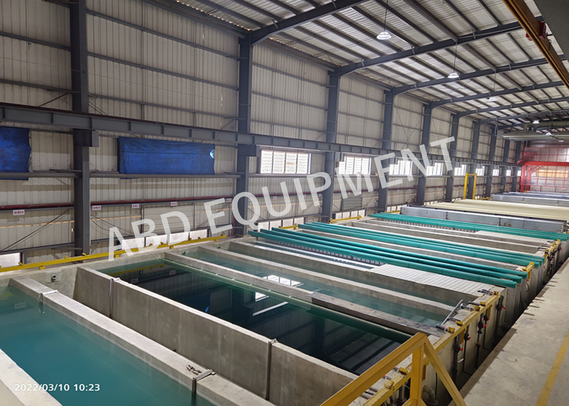 Horizontal Anodizing Production Line Equipment For Aluminum Profiles