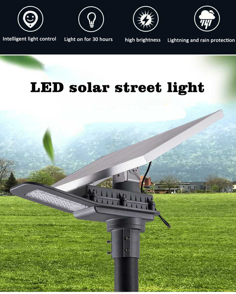 20w Commercial Solar Led Street Lights Ip65 Road Smart Solar Street Light