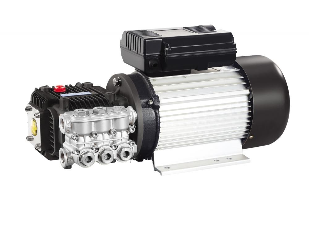 POWERJET LM-BM-DS High pressure mist fog machine brass plunger pump motor unit 100bar 1L/min