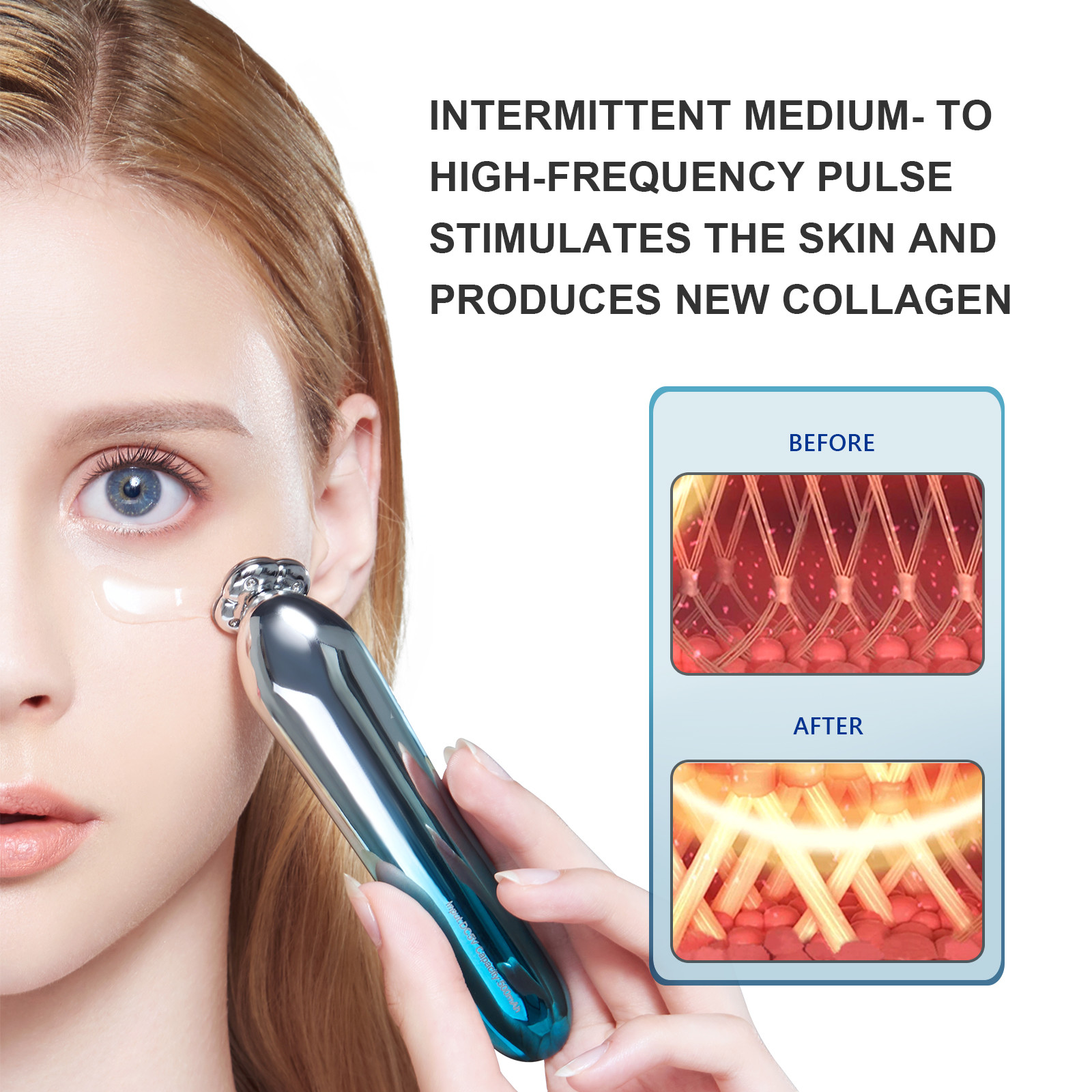 Electric 500mAh 2W Portable Eye Skin Massage Device