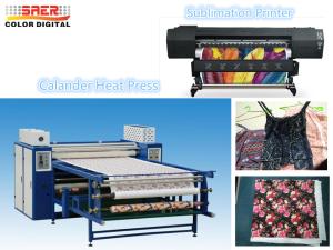 China 2.5m Roller Style Textile Calender Machine Sublimation Printing wholesale