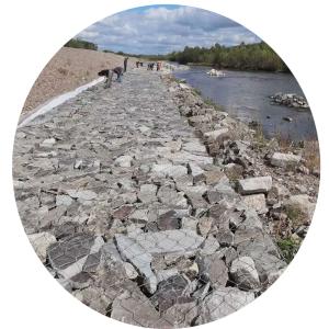 China Low Iron Wire Mesh 2x1x1 Hexagonal Gabion Stone Hot Galvanized wholesale
