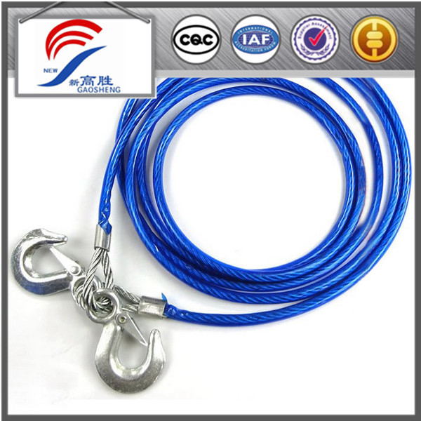 PVC Coated Wire Rope 6mm Tow Steel Cable Wire Rope Sling