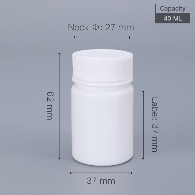 Plastic Screw Cap 100ml Bottle for Pill Capsule Tablet Storage UMETASS HDPE Material
