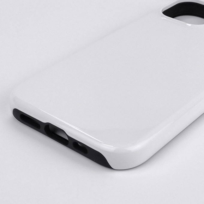 2 In 1 PC Coated TPU Tough Sublimation Phone Cases Waterproof Mobile Case For IPhone 15 16 Pro Max