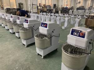 China Frequency Changer Spiral Dough Mixer 20 Liter Commercial Tow Double Motions wholesale