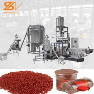 China Continuous Floating Fish Feed Pellet Machine , Fish Feed Equipment wholesale