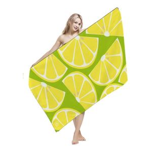 China Knitted Sublimated Beach Towels Dense Terrt Strong Water Absorbability wholesale
