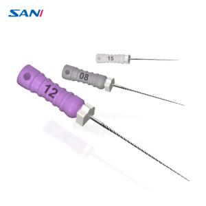 China Stainless Steel Dental Hand Files Super C Files 6pcs/ Pack For Root Canal Treatment wholesale