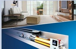 Aluminum Alloy Automatic Sliding Door Opener Residential 90 Kg Turbine Worm Door