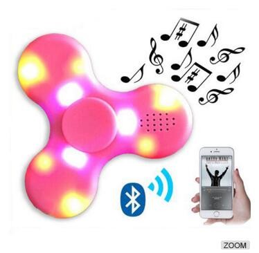 2017 new hot bluetooth speaker high speed BT 4.0 bluetooth finger spinner fidget spinner for travel people 1113