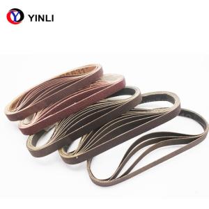 China 60 Grit Aluminum Oxide Abrasive Sanding Belt 100 X 610mm For Metal wholesale