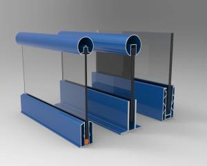 China ​Sleek Frameless Glass Railing Aluminum Alloy Support Structure wholesale