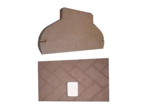 China Vermiculite Baffle Fireplace Insulation Board Heatproof Non Toxic wholesale