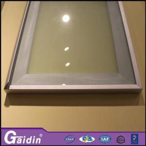 China anodized glass insert bathroom toilet electrophoresis aluminum door frame wholesale