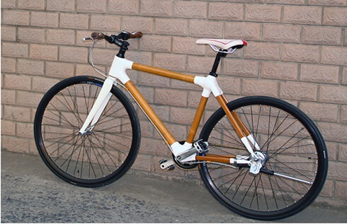 26" Fixed Gear Aluminum Bamboo Mountain Bike