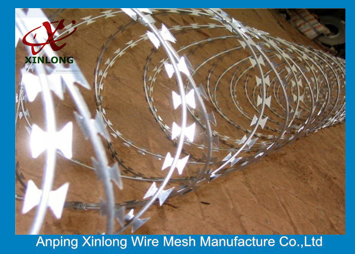 BTO CBT Razor Barbed Wire with Single / Double Coil For Airport