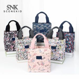 China Large Capacity Printed Thermal Insulated Canvas Lunch Box Cooler Bag wholesale