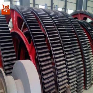 China 120 MT 16000 MM Diameter Rotary Kiln Mill Girth Gear and ball mill girth gear wholesale